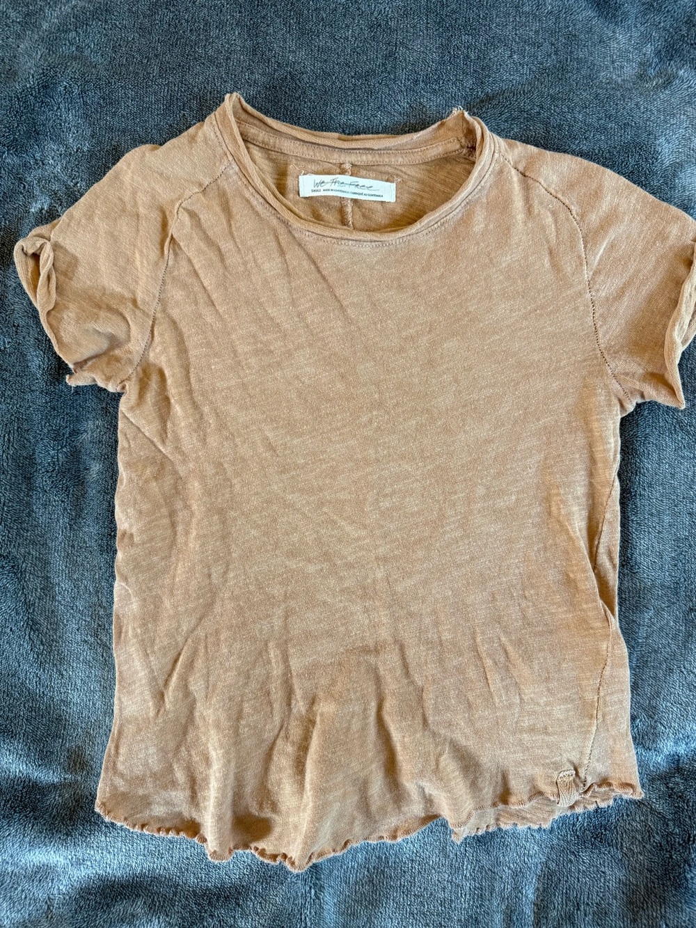 Free People Free People Be My Baby Tee - Tan | Sz: S| Color: white